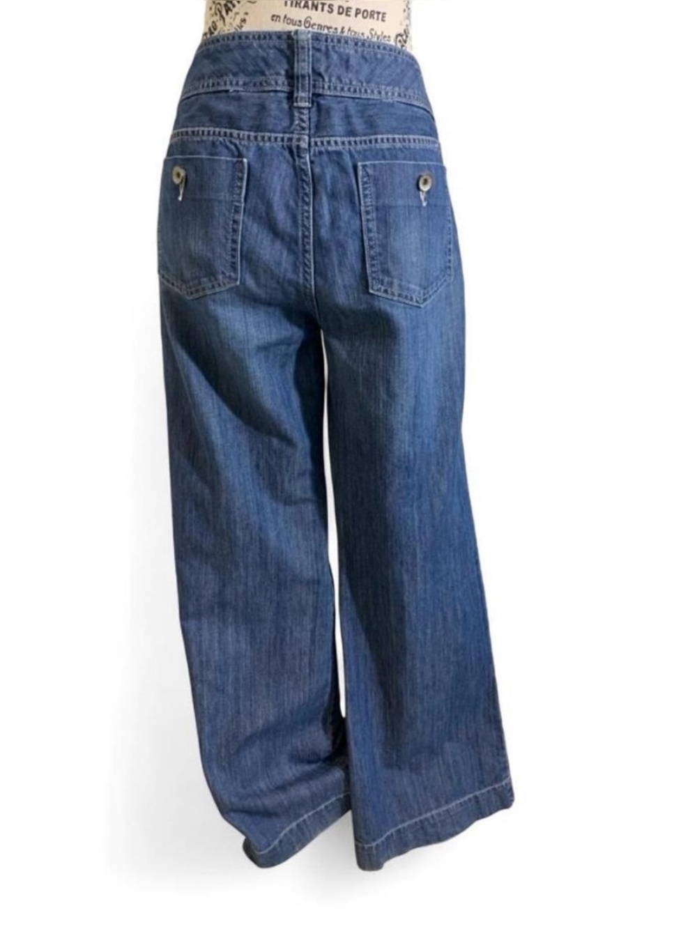 Gap Wide Leg Jeans Women’s Size 10 Boho Retro Classic - Picture 2 of 8